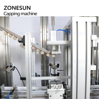 Zonesun Automatische Lineaire Glas Wijn Plastic Fles T Kurk Fles Cap Persmachine Jar Whisky Capper Corking Capping Machine