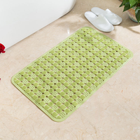 Tapis de bain antidérapant en PVC moderne et écologique, motif géométrique, 80x50cm, idéal pour baignoire, disponible en plusieurs couleurs – Meilleures ventes