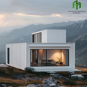 Maison modulaire <span class=keywords><strong>de</strong></span> luxe avec cabine pour bureau à domicile Bon prix Nouveaux matériaux Conteneur d'expédition modifié en acier et panneau sandwich - Product Image 2