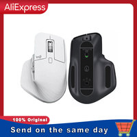 Souris sans fil MX Master 3S d'origine 100% DPI, molette de défilement à décalage automatique, interface USB, rétroéclairée par LED pour une utilisation au bureau, 8000