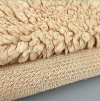 Vente en gros tissu d'hiver couleur unie Super doux chaud fausse fourrure tissu polaire Sherpa