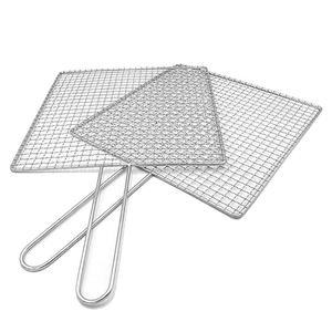 Grille de barbecue en acier inoxydable en gros avec poignée pour la cuisson, le fumage, la grillade au charbon et la rôtisserie - Product Image 1