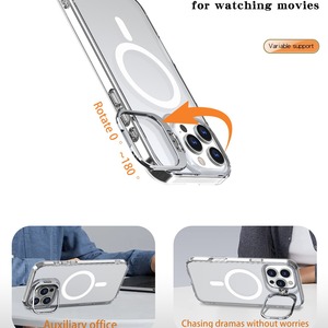 Étui de protection magnétique intégré pour iPhone 16 15 14 13 12 11 Pro Max Plus - Product Image 3