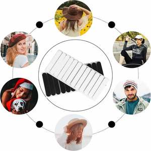 Casque réglable en mousse EVA autocollante simple face en acrylique personnalisable, anti-salissure, coupe-vent, anti-chute - Product Image 2