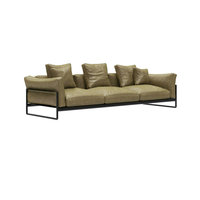 Juego de sofás de cuero blanco genuino de diseño italiano, muebles de sala de estar, sofá cama de 3 plazas, sofás seccionales modernos, salón a la venta