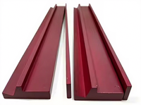 Table de jeu de mahjong portable pour 4 joueurs, moderne, minimaliste, en bois massif rouge foncé, de luxe, durable, avec support pour tuiles et pousseurs magnétiques