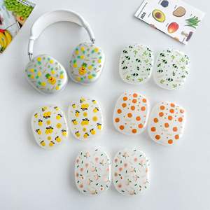 Étui de protection transparent multi-design en TPU anti-rayures pour écouteurs Apple Airpod <span class=keywords><strong>Max</strong></span> - Product Image 4