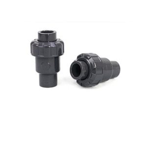 Clapet anti-retour à bille UPVC personnalisé de qualité industrielle, raccords de tuyauterie à clapet anti-retour résistants aux produits chimiques raccords à connexion rapide <span class=keywords><strong>Pvc</strong></span> - Product Image 6