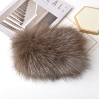 Écharpe-chapeau convertible 2-en-1 pour femme en fourrure de renard, extra épaisse, moelleuse, super chaude et confortable, indispensable pour l'hiver et les températures extrêmes