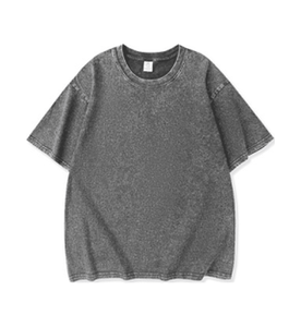 Wholesale Vintage 100% Cotton Men Tshirt Acid Washed Distressed Style T-<b>shirt</b> Custom Logo <b>Oversized</b> Short Sleeve T <b>shirt</b> - Product Image 4