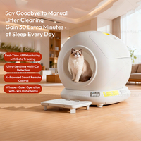 Lettiera Automatica Elecpet Tuya per Gatti, Extra Large, Autopulente con Controllo APP e Gestione Odori, Compatibile con Più Gatti