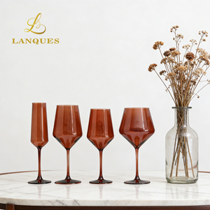 Verres à vin Lanques <span class=keywords><strong>de</strong></span> couleur taupe pour <span class=keywords><strong>champagne</strong></span>, vin rouge et Bordeaux, pour la maison, l'hôtel et les événements - Product Image 4