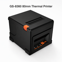 Printer Barcode Tiket 80mm Laris Manis, Printer Thermal Grade Komersial dengan Pemotong Otomatis untuk Restoran