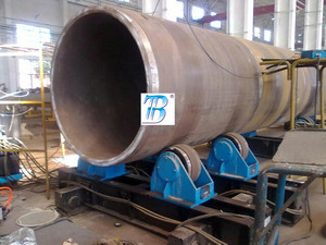 لحام الدوار خزان تحول الأسطوانة الرياح برج لحام آلة مع تحول لفات 40 طن معدات لحام تصنيع - Product Image 6