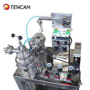 Tencan Air Classifier <strong>Pulverizer</strong> <strong>for</strong> Hard Brittle Fibrous Coagulant Materials 0.2-10&mu;m Micronizer <strong>Lab</strong> Superfine Jet Mill Grinder - Product Image 5