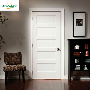 Panel de <span class=keywords><strong>puerta</strong></span> pintado con acabado <span class=keywords><strong>MDF</strong></span> <span class=keywords><strong>Interior</strong></span> de madera de diseño Simple para contrachapado de habitación <span class=keywords><strong>Interior</strong></span> - Product Image 4
