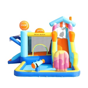 Castillo Inflable con Tobogán Doctor Dolphin, Disfruta de la Diversión con un Tobogán Acuático Inflable - Product Image 2