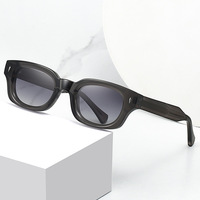 Lunettes de soleil polarisées UV400 tendance 2026 pour hommes, personnalisables avec logo, style classique et monture carrée