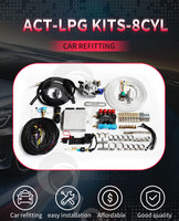 Kit de conversion GPL 8 cylindres utilisé dans les véhicules V8 à injection de carburant essence 8 cylindres, tels que les berlines et les taxis.