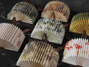 Chất Lượng Cao Đổi Mới Gấp Giấy Ánh Sáng Ấm Áp Trang Trí Nội Thất Trong Nhà Di Động LED Có Thể Sạc Lại Rắn Gỗ Bàn Đèn - Product Image 2