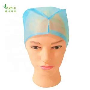 Расходные материалы для больниц по заводской цене, одноразовые хирургические головные уборы с завязками на спине