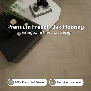 <span class=keywords><strong>Parquet</strong></span> en chêne blanc français à chevrons, style enchevêtrement, multicouche, pour intérieurs de luxe, salons et parcs - Product Image 2