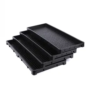 Timely Delivery Hard Plastic Rice Seedling Tray 3mm Paddy Nursery Tray PS Material with Epoxy Coating for Garden Plant Use