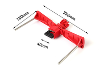 Serrures industrielles de robinet à tournant sphérique avec système d'étiquetage universel à double bras pour le verrouillage sécurisé des appareils