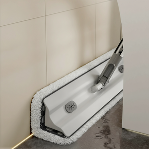 HOLAMOPA Serpillère à essorage mains libres avec système d'auto-nettoyage et tête profilée unique pour le nettoyage des murs, des plinthes et des interstices - Product Image 4