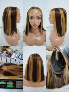 โปรโมชั่น Letsfly วิกผมไร้กาว 49$ วิกผมบ๊อบแบบปิดหน้าผาก 2x6  วิกผมตรงแบบ SDD ความยาว 12 นิ้ว วิกผมตรง 100% ผมแท้ 250% - Product Image 5