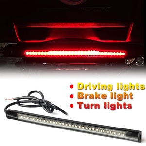Bande LED universelle 48LED Flexible <span class=keywords><strong>feu</strong></span> de <span class=keywords><strong>Stop</strong></span> DC 12V moto clignotant bande arrière de frein pour voiture ATV Autobike - Product Image 2