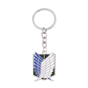 Nueva llegada Shingeki No Kyojin Attack on Titan Llavero de coche de metal - Product Image 5