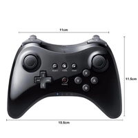 Manette de jeu USB classique double analogique pour nintendo Wii U Pro, compatible avec la télécommande sans fil Bluetooth pour WiiU Pro U