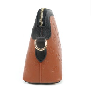 Men PU <b>Leather</b> Crossbody <b>Bag</b> Embossed <b>Small</b> Messenger <b>Bag</b> Casual Shoulder Phone <b>Bag</b> With Adjustable Strap - Product Image 3