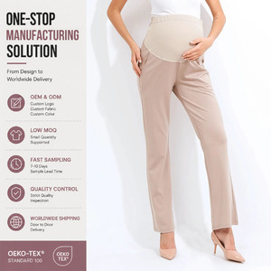 <span class=keywords><strong>Pantalon</strong></span> de maternité officiel à taille haute pour femmes enceintes, <span class=keywords><strong>pantalon</strong></span> décontracté pour le travail - Product Image 1