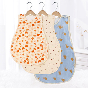 Sac de couchage pour bébé d'été léger <span class=keywords><strong>sans</strong></span> <span class=keywords><strong>pied</strong></span> en vente en gros sac de couchage <span class=keywords><strong>sans</strong></span> manches en mousseline 100% coton sac de couchage pour bébé - Product Image 1