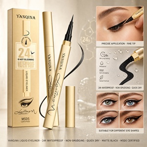 Crayon Eyeliner Liquide Herbal à Marque Privée, Anti-Bavures, Séchage Rapide, Longue Tenue, Imperméable, Noir Mat, Certifié MSDS, <span class=keywords><strong>Maquillage</strong></span> - Product Image 1