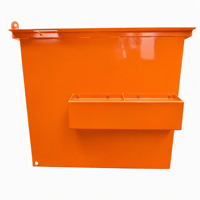 Bacs de collecte avant personnalisés en acier OEM pour la collecte des déchets commerciaux