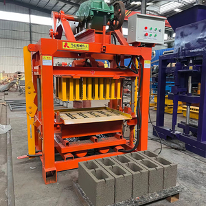 Machine automatique électrique QTJ4-40A 380V puissante à pression <span class=keywords><strong>vibrante</strong></span> pour la fabrication de blocs creux et de briques de pavage - Product Image 3