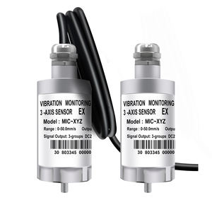 Tích hợp 12V cung cấp công nghiệp chống cháy nổ cảm biến rung phát 2-dây 4-20mA RS485 0-10 mm/giây đến 0-100 phạm vi mm/giây - Product Image 1