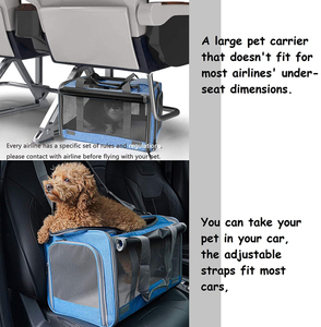 Transportín de Mascotas para Gatos Grandes, Medianos y Suaves, Protección de Privacidad, Viajes - Product Image 3