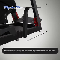 Produits de parc d'attractions RenixSim, simulation de voiture, FANFTEC Simagic MOZA Logitech THRUSTMASTER, simulateur de course automobile, cockpit de conduite
