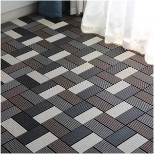 New Style Environmentally Friendly WPC Floor Chinese Supplier Outdoor Garden Yard Interlocking Deck Tiles