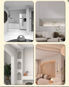 Bande de plinthe de <span class=keywords><strong>plafond</strong></span> flexible en PVC courbée, profilé d'angle pliable avec conception écologique résistante aux chocs pour un plâtrage lisse - Product Image 5