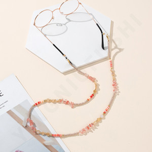 Sangle de lunettes en pierre naturelle mignonne anti-perte chaîne Solf poterie porte-lunettes de soleil sangles pour femmes fille lunettes de soleil autour du cou - Product Image 3