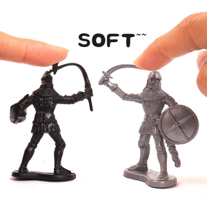 Figurines d'action militaires miniatures, 5,5-8 cm, 60 pièces, 6 styles, ensemble de soldats en plastique réaliste, vente en gros, pour enfants de 3 ans et plus - Product Image 4