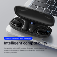 Écouteurs sportifs stéréo HiFi S3 à oreille ouverte, Bluetooth 5.3, sans fil, avec crochet d'oreille, pour le gaming, casques silencieux à prix abordable