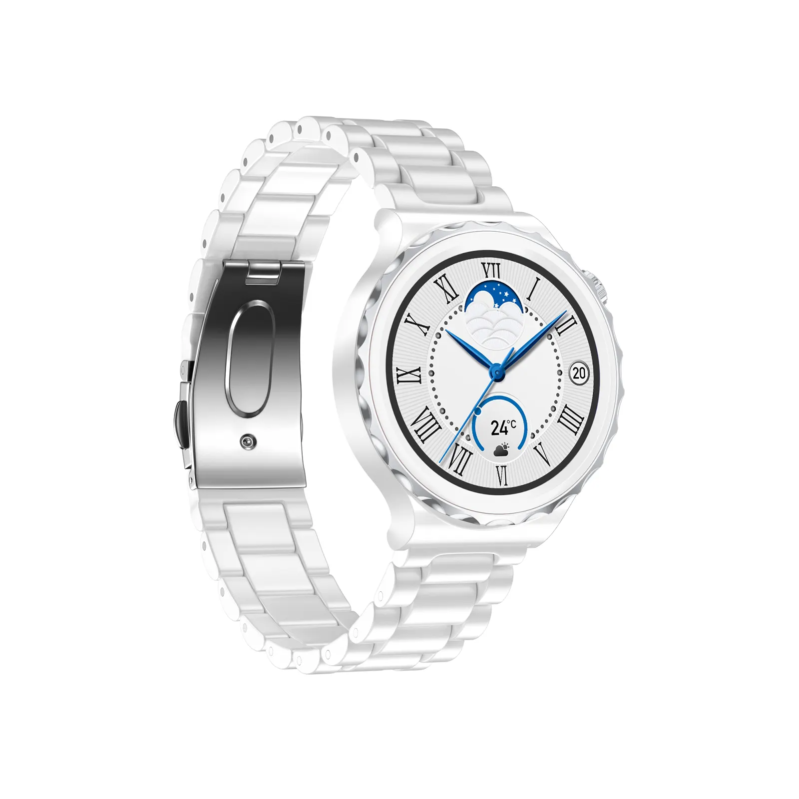 Wenin Custom Logo Women Smartwatch Sport Android Fashion Smart Watch Round Screen IP68 waterproof Smart Watch For Iphone