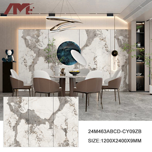 Décorations murales de dosseret d'intérieur de qualité supérieure grandes dalles de porcelaine céramique et de granit brillantes carreaux pierre frittée - Product Image 4