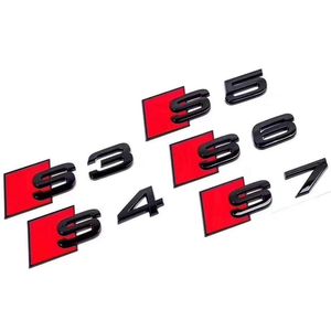 Kit di Aggiornamento per <span class=keywords><strong>Audi</strong></span> A3/<span class=keywords><strong>A4</strong></span>/A5/A6/A7/A8/Q3/Q5/Q7, Griglia Nera e Emblema Posteriore, Sostituzione Originale Standard OE - Product Image 6